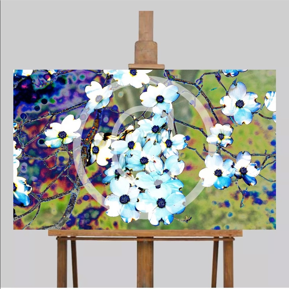 Wall Art Canvas Print Dogwood Tree Flower Garden